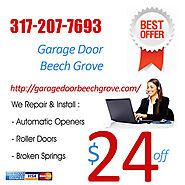 Get $24 off on all single garage doors