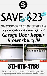 Get $23 Off on all single garage doors.