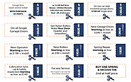 Get $100 off on all single garage doors