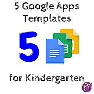 5 Google Apps Templates for Kindergarten - Teacher Tech