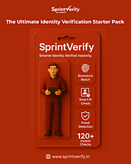 How do fintech platforms use SprintVerify to assess and manage lending risk?