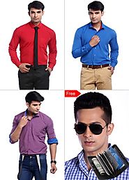 Combo of Classic Shirts With Stylish Aviator By Martin Connect