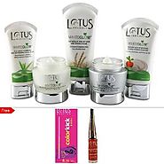 Perfect White - Whiteglow Kit With Makeup Essentials By Lotus Herbals
