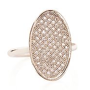 Parisian pave ring diamonds vs1-2 defg - The Jewellery Hub online store for women's fashion jewellery