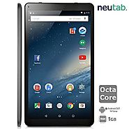 NeuTab 10.1 Inch Octa Core Android 5.1 Lollipop Tablet PC, 1GB RAM 16GB ROM, Bluetooth 4.0 Dual Camera Mini HDMI outp...