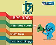 IBPS RRB Notification 2016 | Exam date, Last date for Apply