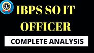 IBPS SO IT Officer 2017 - Get High Paying Career In Banking Jobs [Analysis]