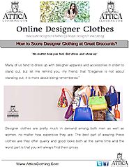 Discount Designer Clothes