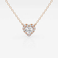 Heart-Shaped Lab-Grown Diamond Pendant