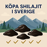 Köpa Shilajit i Sverige – Topp 5 Bästa Webbplatser 2025
