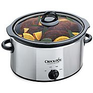CROCK POT Polished stainless steel slow cooker