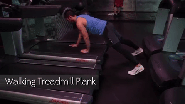 Walking Treadmill Plank