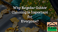 Why Regular Gutter Cleaning is Important for Everyone?
