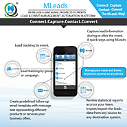 Manage your Leads and Events Anywhere Anytime | MLeads Blog
