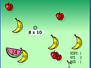 Math Games: Fruit Splat Multiplication