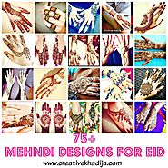 75+ Eid Mehndi-Henna Designs for Girls