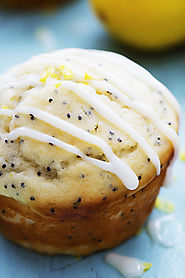Lemon Poppyseed Muffins - Creme De La Crumb