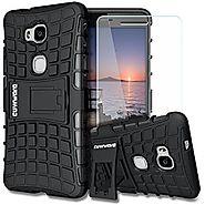 COVRWARE Huawei Honor 5X [Terrapin Series] Dual Layer Armor Protective Case with Built-in Kickstand + [ Tempered Glas...