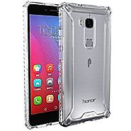 Huawei Honor 5X Case, POETIC Affinity Series Premium Thin/No Bulk/ protection where its needed/Clear/Dual material Pr...