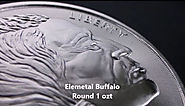 Moneda Silver Buffalo Round de Elemetal. Una excelente inversión.