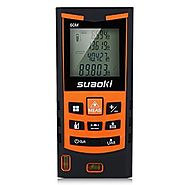 Suaoki S9 200ft Portable Laser Measure Laser Distance Measurer with Pythagorean Mode, Area&Volume Calculation, Range ...