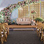 Wedding Stage Decoration Ideas for Lawn Functions