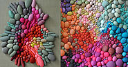 Textile Sculptures Created From Dozens of Multicolored Orbs by Serena Garcia Dalla Venezia