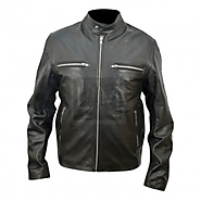 RIPD - Kevin Bacon Black Cowhide Genuine Leather Jacket