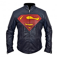 Superman - Man of Steel Midnight Blue Leather Jacket Henry Cavill
