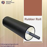 Manufacturer of Rubber Roller, Industrial Rubber Rollers at Best price