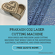 Buy co2 laser cutting machines from Prakash, An experienced manufacturer & supplier in India
