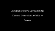 Fuel B2B Demand Generation with Smart Customer Mapping