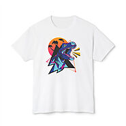 Colorful Dinosaur Tee - Unique Design Shirt | Whimsy Tee