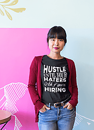 Hustle Until Hater Women T-Shirts | Whimsy Tee