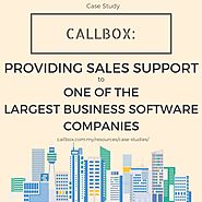 Callbox: Providing Sales Support to One of the Largest Business Software Companies