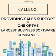 Callbox: Providing Sales Support to one of the Largest Business Software Companies