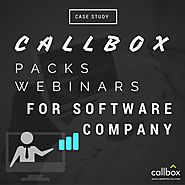 Callbox Packs Webinars for Software Company