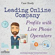 Leading Online Company Profits with Live Phone Operators