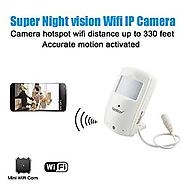 Conbrov® WF28 HD Wireless Home Wifi Ip Hidden Video Camera Security Nanny Cam with Super Night Vision and Motion Acti...
