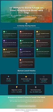 Singapore Business Travel, Smarter (and Cheaper)