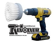 Revolver Drill Brush - Power Scrubbing Drill Attachment - Multi-Purpose Cleaning Tool