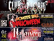 Club Zombie, Monster Ball and Vampire Masquerade at Couture Nightclub in Hollywood, CA.