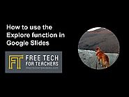 How to Use the New Explore Function in Google Slides