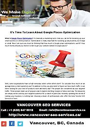 Learn About Google Places Optimization