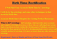 Help you to find your correct birth time
