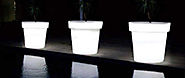 Illuminated Designer Decorative Led Planters & Garden LED Flower Pots - Sereno