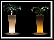 Lit Up the Rooms with Night Lamp Planters