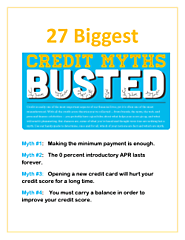 Credit Card Debt Myths