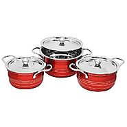 Birdy 6 Pc Stainless Steel Induction Handi