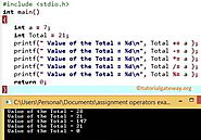 Assignment Operators in C Programming